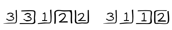 Clave Cajn Font Image