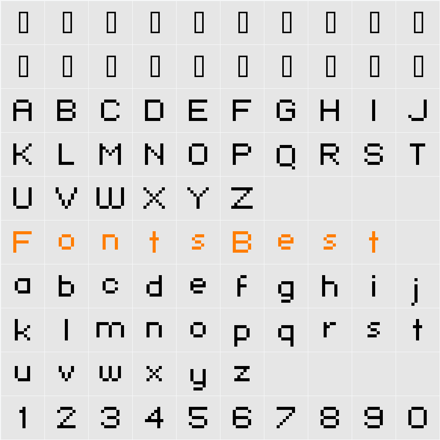 standard 07_53 Character Map