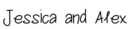 Jessica and Alex Font Image