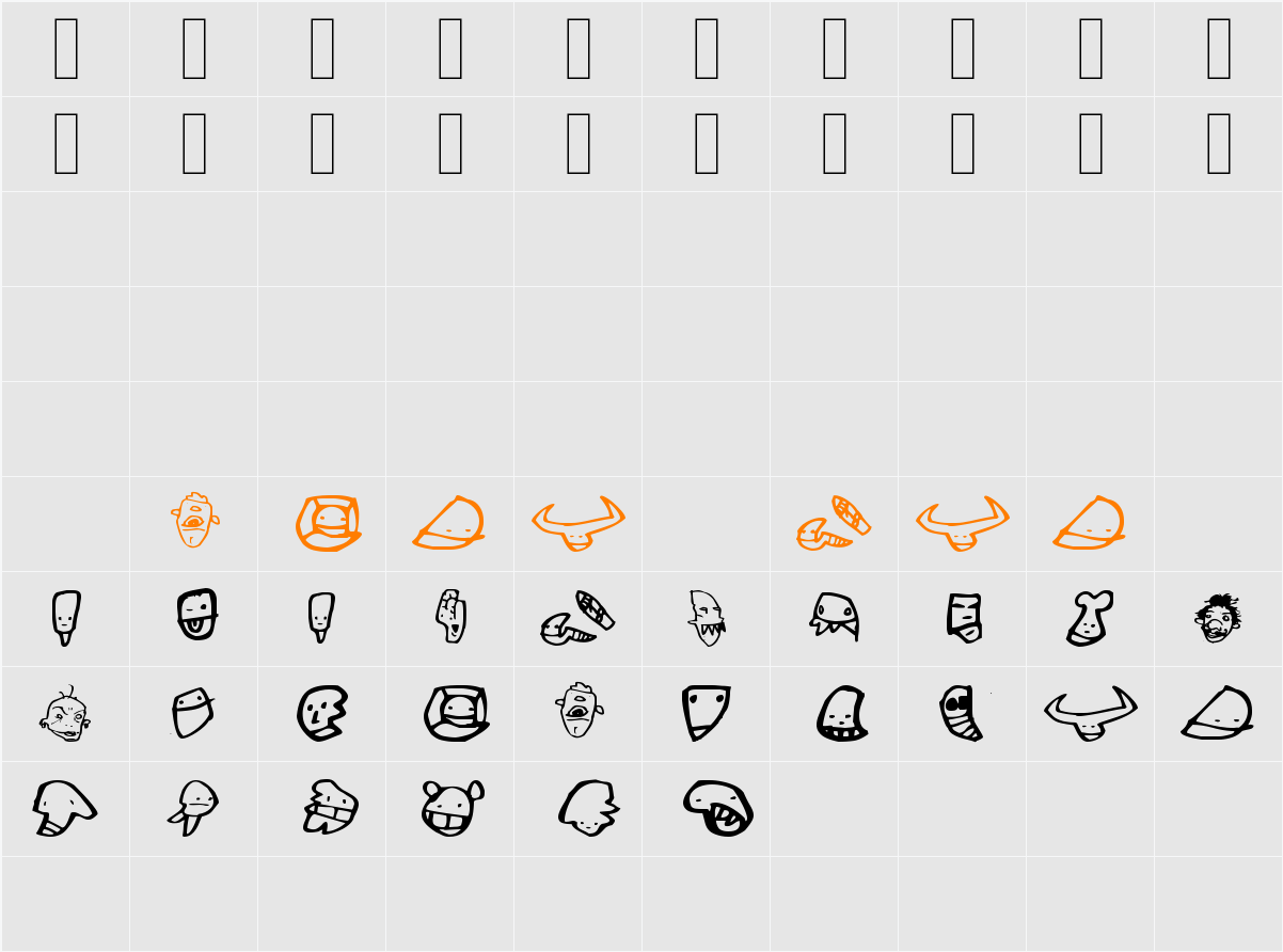TRUCK Conky Choo Driver Character Map
