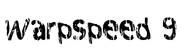 Warpspeed 9 Font Image