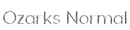 Ozarks Normal Font Image