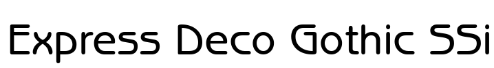 Express Deco Gothic SSi Font Image