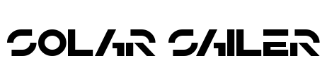 Solar Sailer Font Image