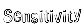 Sensitivity Font Image