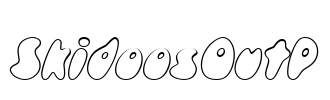 SkidoosOutP Font Image