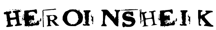 HeroinSheik Font Image