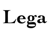 Lega Font Image