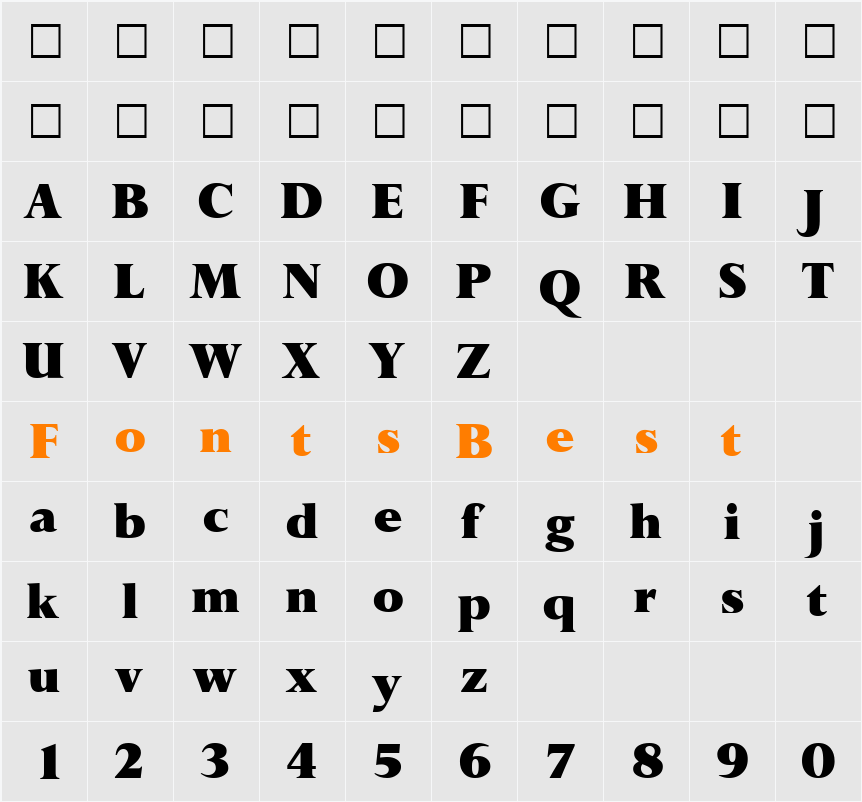 PerspectiveBlack Character Map