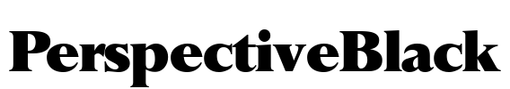PerspectiveBlack Font Image