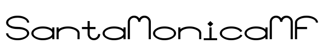SantaMonicaMF Font Image