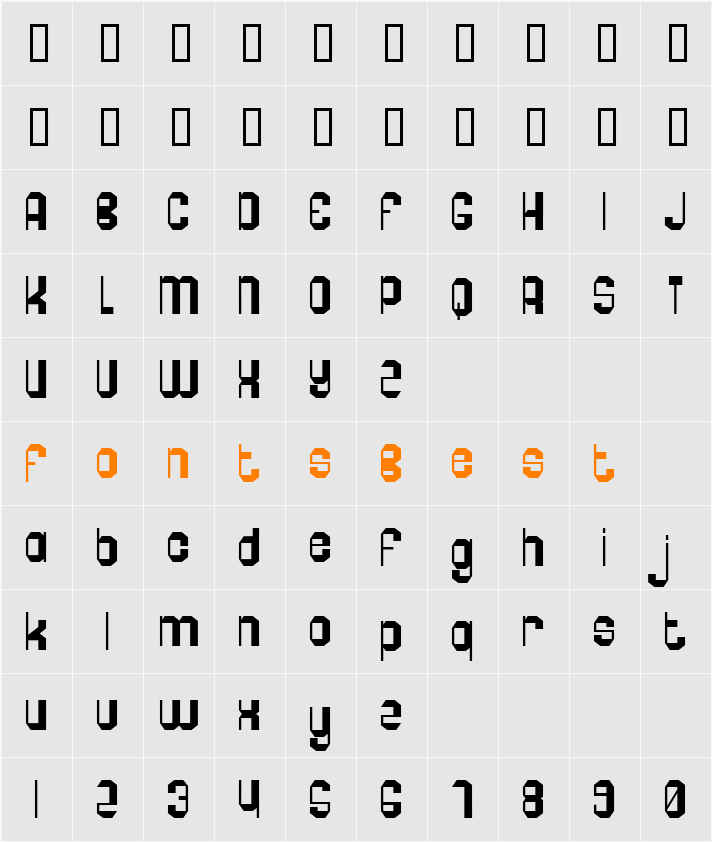 Pogo Character Map