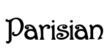 Parisian Font Image