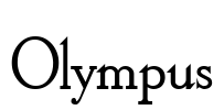 Olympus Font Image