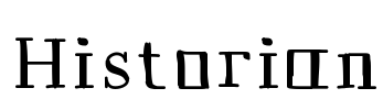 Historian Font Image