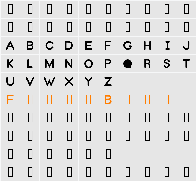 Sezame Character Map