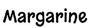 Margarine Font Image