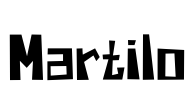 Martilo Font Image