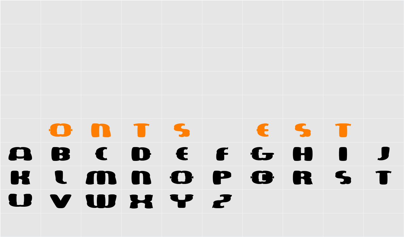 amor Character Map