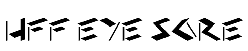 HFF Eye Sore Font Image