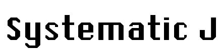 Systematic J Font Image