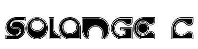 Solange C Font Image
