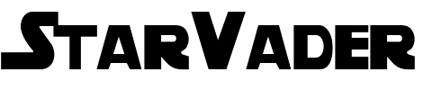 StarVader Font Image