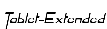 Tablet-Extended Font Image