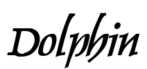 Dolphin Font Image