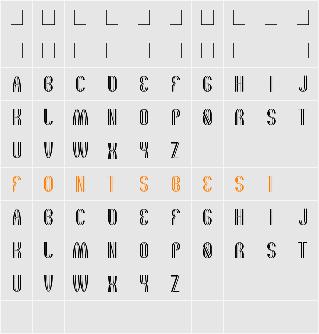 the quick motorcross Character Map