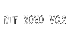 MTF XOXO Vo.2 Font Image