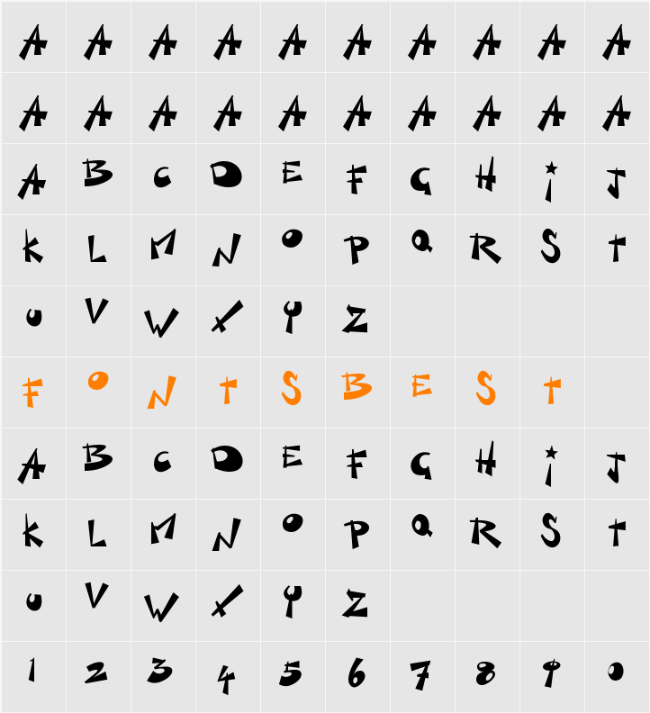Kill Switch Character Map