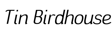 Tin Birdhouse