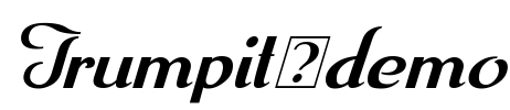 Trumpit_demo Font Image