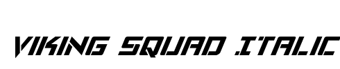 Viking Squad Italic
