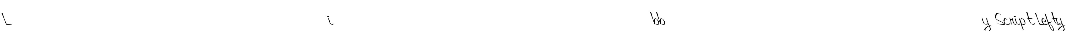 Libby Script Lefty Font Image