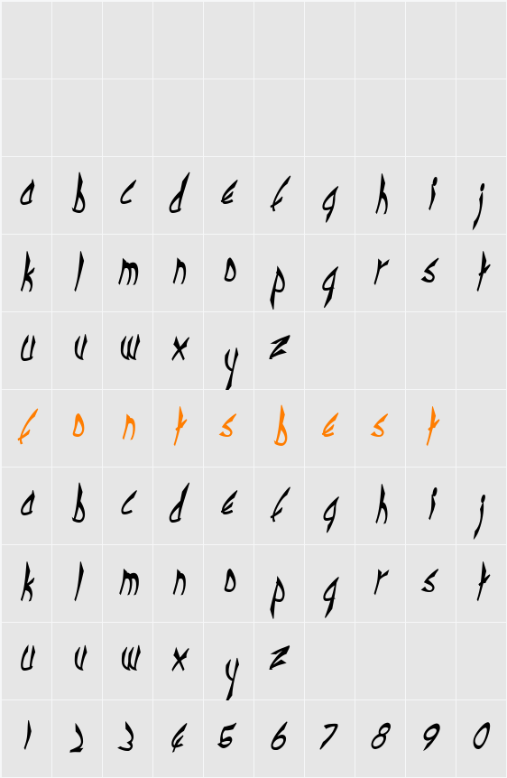 cbe Character Map