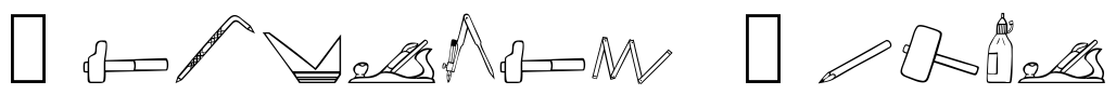 Workshop Dings Font Image