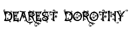 Dearest Dorothy Font Image