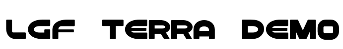 LGF TERRA DEMO Font Image
