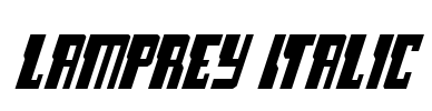 Lamprey Italic Font Image