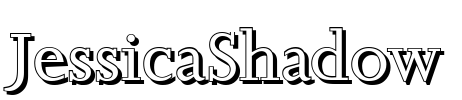 JessicaShadow Font Image
