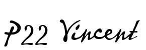 P22 Vincent Font Image