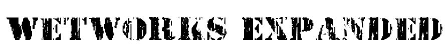 Wetworks Expanded Font Image