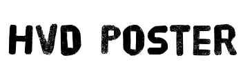 HVD Poster Font Image