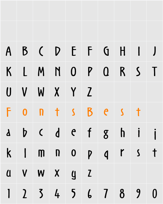 Noovo ITC Character Map