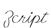 Zcript Font Image
