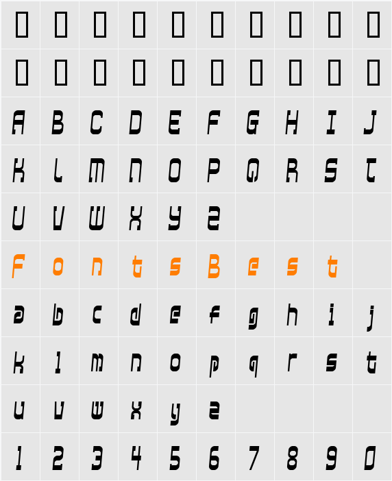 Xtraordinary Character Map
