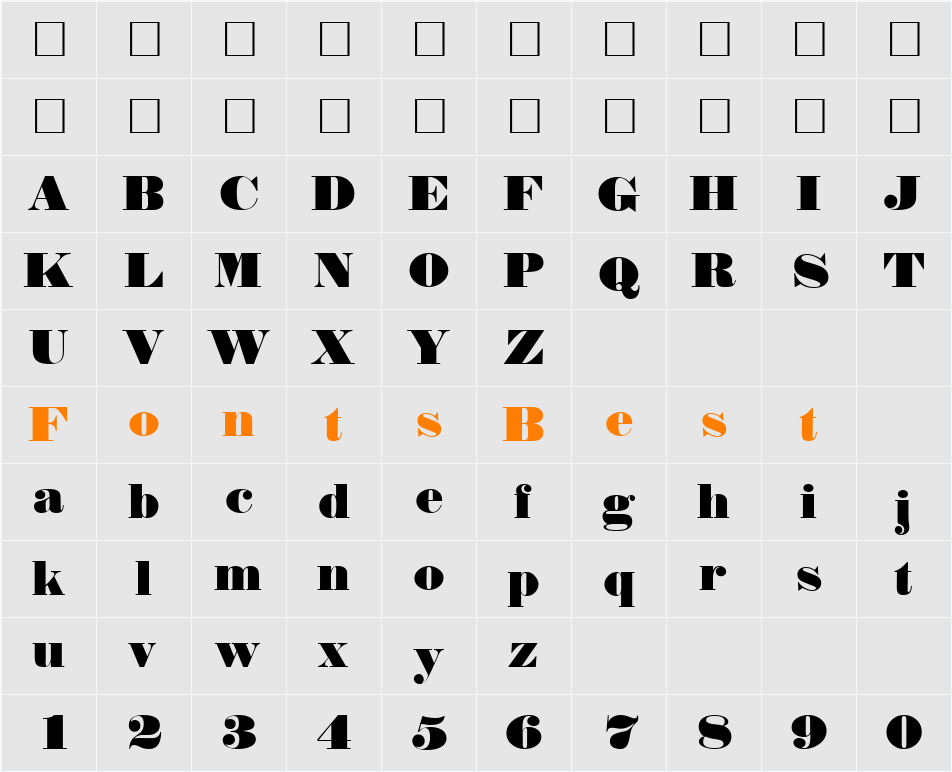 Norton Character Map