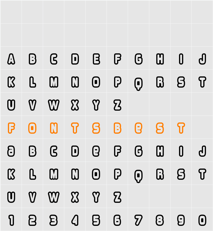 Overload Burn Character Map